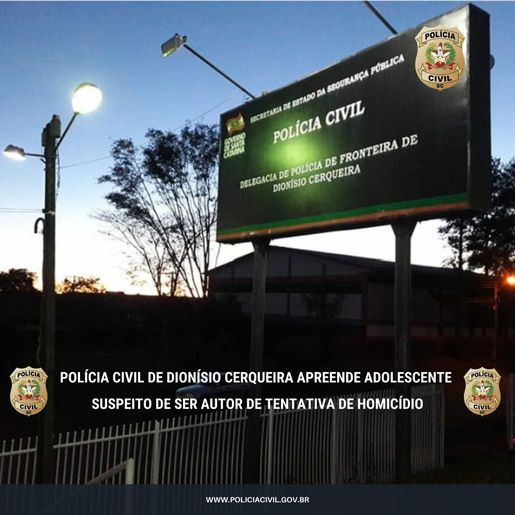 Adolescente é apreendido suspeito de tentativa de homicídio
