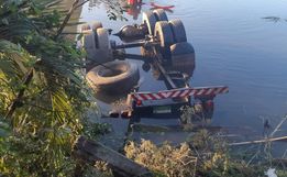 Ex-vice-prefeito morre em queda de caminhão em rio no Oeste