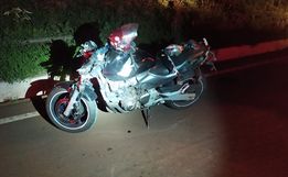 Motociclista fica ferido em queda de moto na SC-305