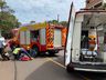 Colisão traseira deixa homem ferido no centro de São Miguel do Oeste