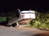 Capotamento deixa condutor ferido na SC-496 entre Descanso e Belmonte
