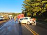 Veículos colidem na SC-157 e motorista fica ferida