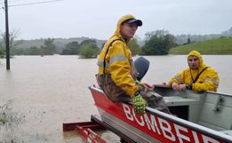 Defesa Civil de Santa Catarina alerta para riscos de novos temporais