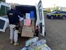 PRF flagra vinho importado irregularmente em carga de salgadinhos na BR 282 