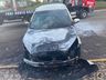 Carro da Secretaria de Saúde de Itapiranga pega fogo