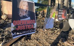 Protesto pede justiça pela morte de Mauricéia Estraich em Descanso
