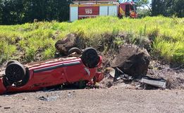 Grave acidente deixa quatro feridos na BR-282, em Nova Itaberaba