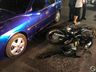 Acidente entre carro e moto deixa jovem ferido em SMOeste
