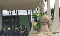 STF nega recurso de mulher que pichou estátua no 8 de janeiro