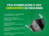 Uso de máscaras passará a ser obrigatório em São Lourenço do Oeste