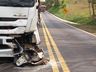 Caminhão do Extremo Oeste se envolve em acidente com morte na BR-163 no PR