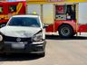 Colisão no centro envolve três veículos em São Miguel do Oeste
