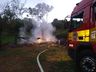 Casa é destruída pelo fogo no centro de Princesa