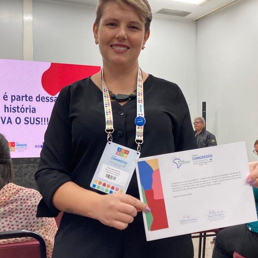 Santa Terezinha tem projeto apresentado na etapa nacional da Mostra Brasil Aqui Tem SUS 
