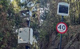 Radar é atingido com diversos tiros na BR-282 entre Xaxim e Cordilheira Alta