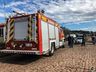 Colisão entre carro e moto deixa homem ferido em SMO