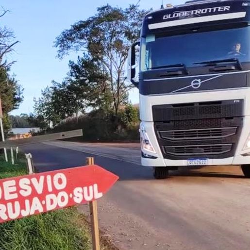 Motoristas devem redobrar atenção ao transitar em vias de desvio da BR-163