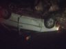 Carro dirigido por jovem sem CNH capota e passageiros ficam feridos em SMOeste 