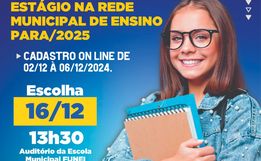 Educação de Itapiranga abre inscrições para 80 vagas de estágio