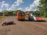 Homem fica ferido em colisão entre moto e carro em Itapiranga