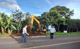 Novo desvio para acesso à BR-163 começa a ser construído em Guaraciaba