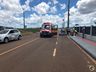 Colisão lateral deixa motociclista ferido em Iporã do Oeste