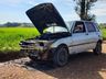 Motorista abandona veículo em chamas no interior de Tunápolis