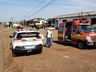 Carro da Saúde de Mondaí se envolve em engavetamento na SC-163
