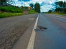Trecho da BR-163 recém restaurado já apresenta problemas