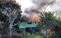 Incêndio atinge residência em Itapiranga