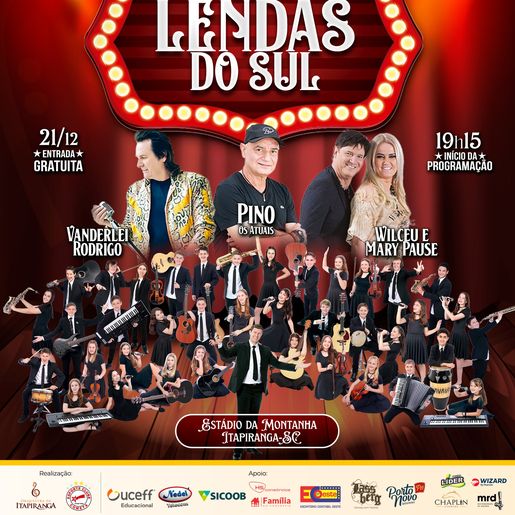 Show de Natal da Orquestra de Itapiranga terá novidades e grandes atrações