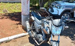 Motocicleta furtada em Descanso é encontrada pela PM horas após o crime