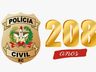 Polícia Civil comemora 208 anos arrecadando mais de cinco toneladas de alimentos