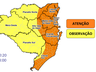 Oeste de SC pode ter até 37°C e risco de temporais nos próximos dias