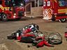 Colisão frontal entre motos deixa um ferido em Iporã do Oeste