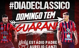 Guarani disputa clássico contra Cometa no Padre Aurélio Canzi