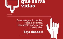 Três tipagens de sangue estão com estoque reduzido no Hemosc de Chapecó