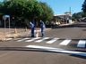 Tunápolis trabalha no feriado para reforçar sinalização viária 