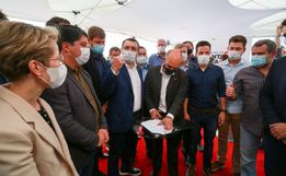 SC assina acordo para liberação de R$ 465 milhões de recurso estadual para obra federal