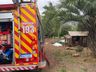 Galpão é destruído por incêndio no interior de Descanso 