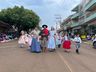 Linha do tempo sobre agricultura e indústria foi trabalhado no desfile cívico