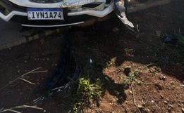 Colisão com três veículos é registrada na BR 163 em Guarujá do Sul