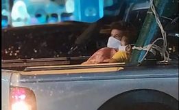 VÍDEO: Paciente com COVID é levado na carroceria de carro para hospital em Chapecó