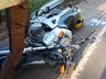 Motociclista sofre ferimentos graves em colisão contra trator na SC 163