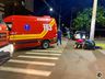 Mulher sofre fraturas ao ser atropelada por carro no Centro de SMOeste 