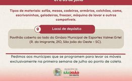 SJO fará campanha de descarte consciente de móveis usados