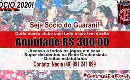 GUARANI: Lançada Campanha de Sócios 2020