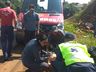 Mulher fica ferida em acidente na BR 163