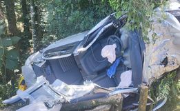 Mulher morre em acidente na BR 282, em Maravilha 