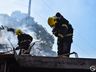 VÍDEO: Casa é destruída por incêndio em São Miguel do Oeste